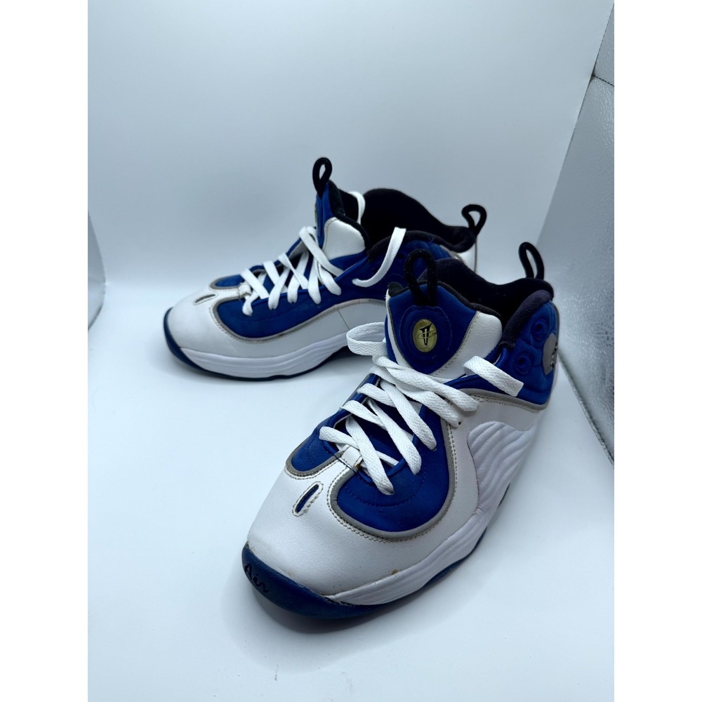 Nike Air Penny 2 GS 820249-400 Kids 5.5 Sneaker Atlantic Blue Basketball Shoes